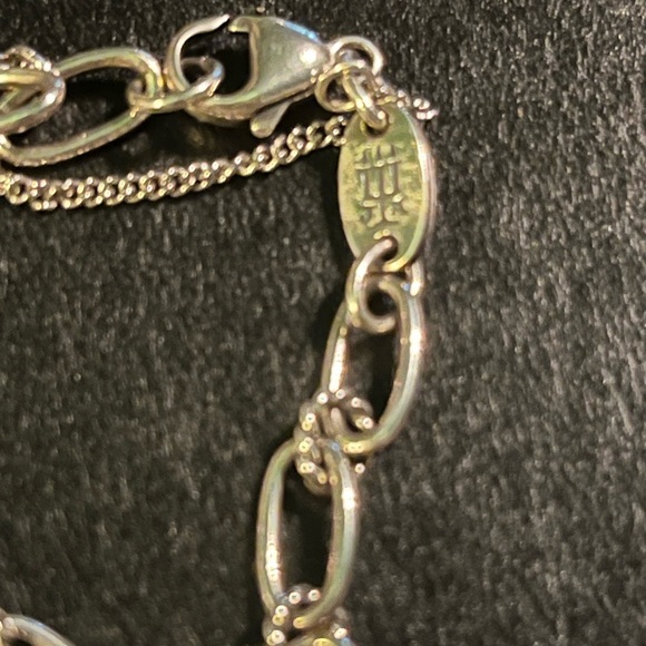 James Avery changeable heart charm bracelet in sterling - Picture 4 of 5